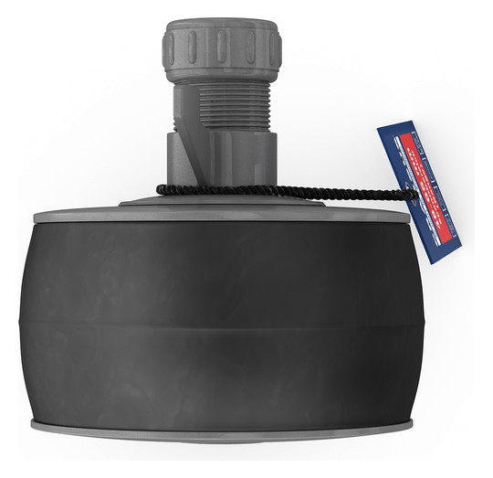 Crassus Schnellverschlussstopfen CSV 60, 48-65 mm, Länge 100 mm, EPDM/PVC