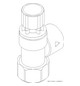 SYR Membran-Sicherheitsventil 1915 DN 40, 3 bar, Rotguss