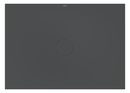 Bette Duschfliese BetteAir 1400 x 1000 mm, raven, Rechteck, glasierter Titan-Stahl