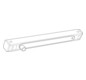 T-STOP-Gleitschiene Edelstahl     102364 
