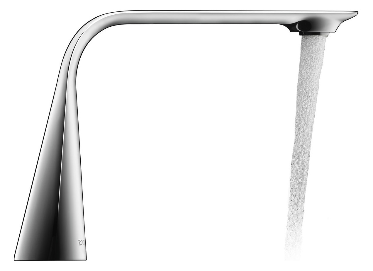 Duravit 2-Loch-Waschtisch-Armatur M D.1 Ausladung 148mm, mit Drehgriff, ohne Zugstangen-Ablaufgarnitur, chrom