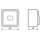 Heizungsschalter AP 600 aws glz AP IP20 1f 10AX