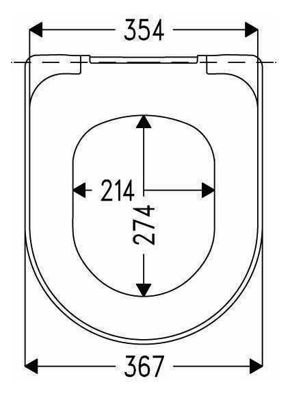 HARO WC-Sitz Wave Soft Close Premium weiß, Scharniere Edelstahl, FastFixmutter, Exzenter
