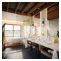 hansgrohe Zahnbecher AddStoris mit Glas, Wandmontage, Metall, polished gold optic
