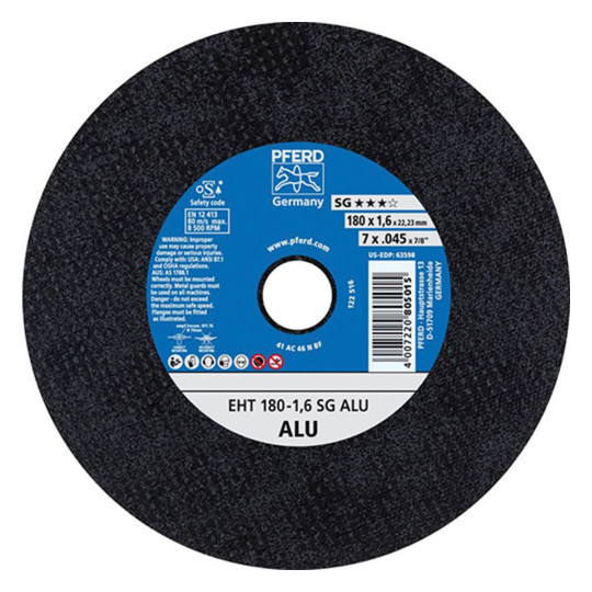 PFERD-Trennscheiben SG ALU - 178x1,6mm, gerade