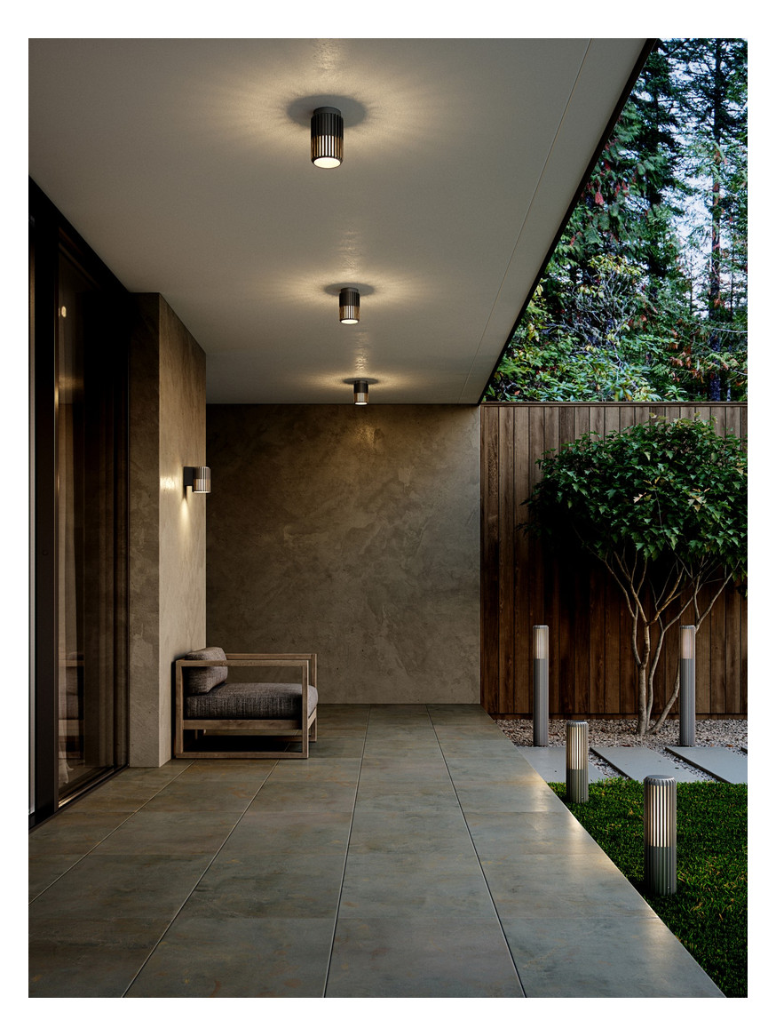 LED-Wegeleuchte 15W Aludra IP44 anth Alu 1LED E27 Kst_opal