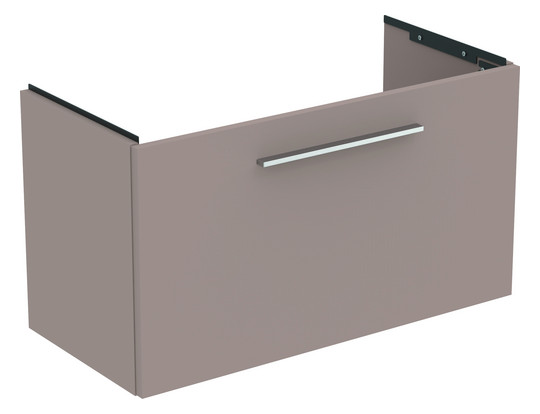 Ideal-Standard Möbel-Waschtischunterschrank i.life S 1 Auszug, 80 x 37,5 x 44 cm, carbongrau matt