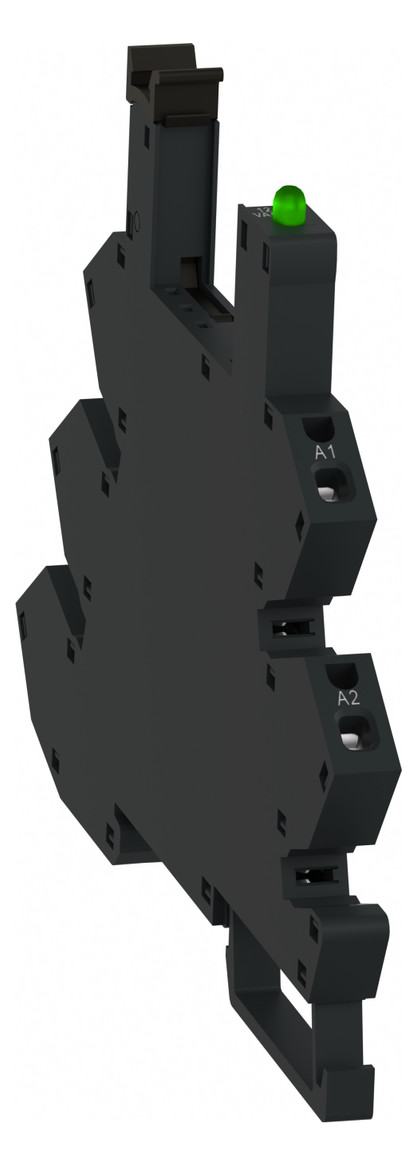 Relaissockel Federzug TS35 5Pins Hutschiene TH35 6,2x78,6x101mm