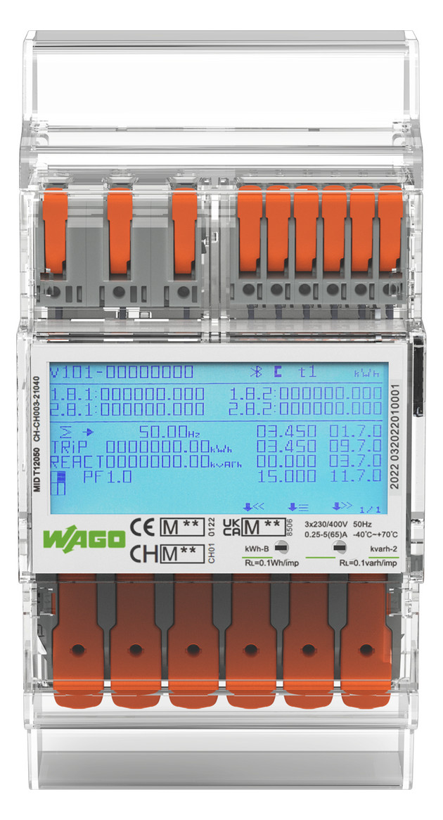 Energie-Zähler direkt divS0 Tarifumsch verschiedene Blindleistung