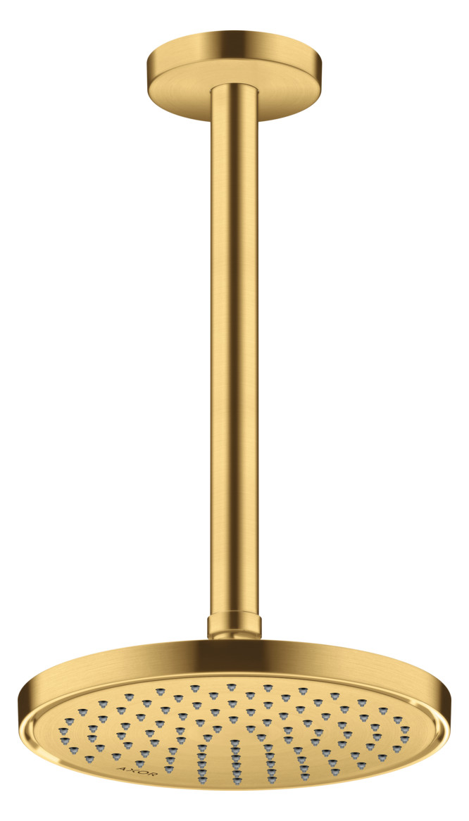 hansgrohe Deckenanschluss Axor 300mm, rund, brushed gold optic