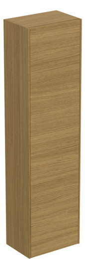 Ideal-Standard Halbhochschrank Conca 1 Tür, Anschlag rechts oder links, 37x25x140cm, Eiche hell Furnier