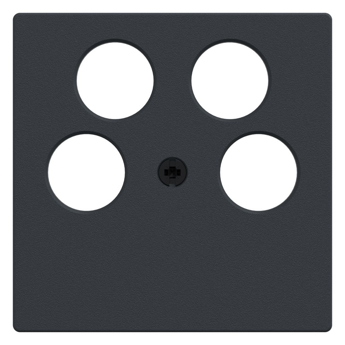Zentralplatte Sat/TV/Radi System M anth Schraubbef 4f Zentralplatte Sat/TV/Radi System M anth Schraubbef 4f