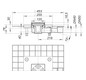 Dallmer Bodenablauf CeraDrain Plan VC 12, 120 x 120 mm, DN 40/50, seitlich