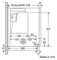 Dunstabzugshaube Flschirm 600mm si A LED 68dB 728cbm/h Ø120-150mm 4st Abl/Uml