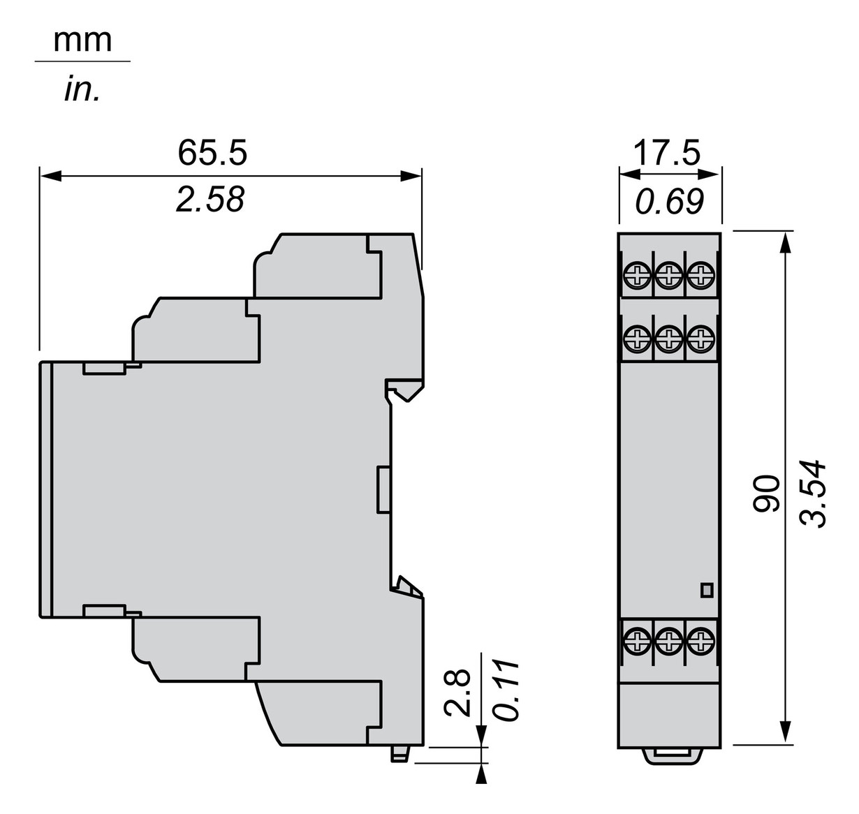 Phasenwächter 183-484V Funktion Phasenfolgeüberwachung