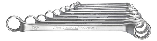 GEDORE-Ringschlüssel-Satz 2-100 (10-teilig, SW 6-32)