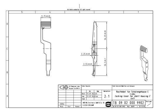 HART HARTING RASTHEBEL FÜR   09020009902 