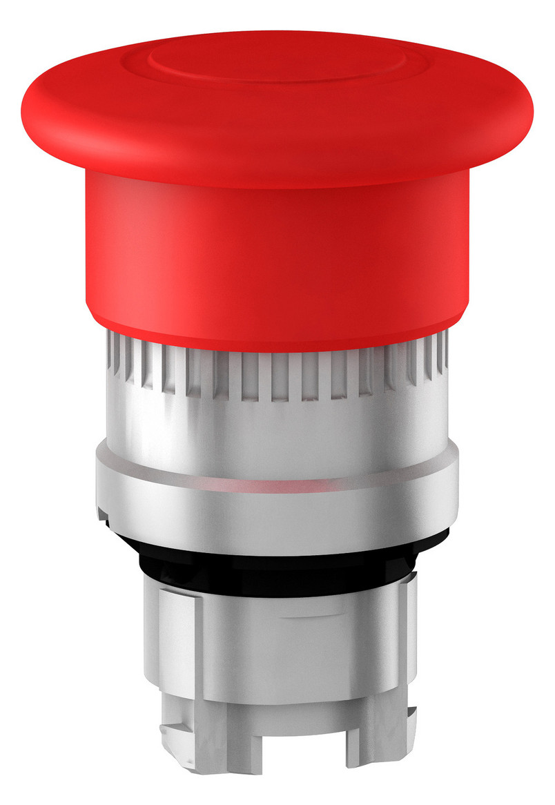 Frontelement für Not-Aus Ø22,5mm rt rnd IP66 hoch Schaltfunktion verrastend Zug