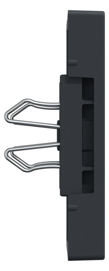 Zentralplatte USB 2f anth Klemmbef m.Aufdr