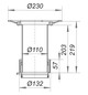Dallmer Aufstockelement 85 Serie 10 Polypropylen, hochschlagfest