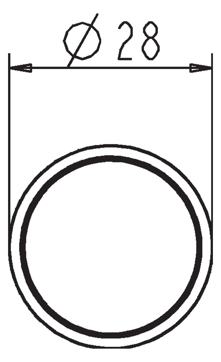 H960529AA PORZELANABDECKUNG M.RING,CHROM-WEIß