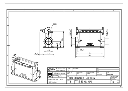 HART Han 24B-asg2-LB-M32     19300240292 