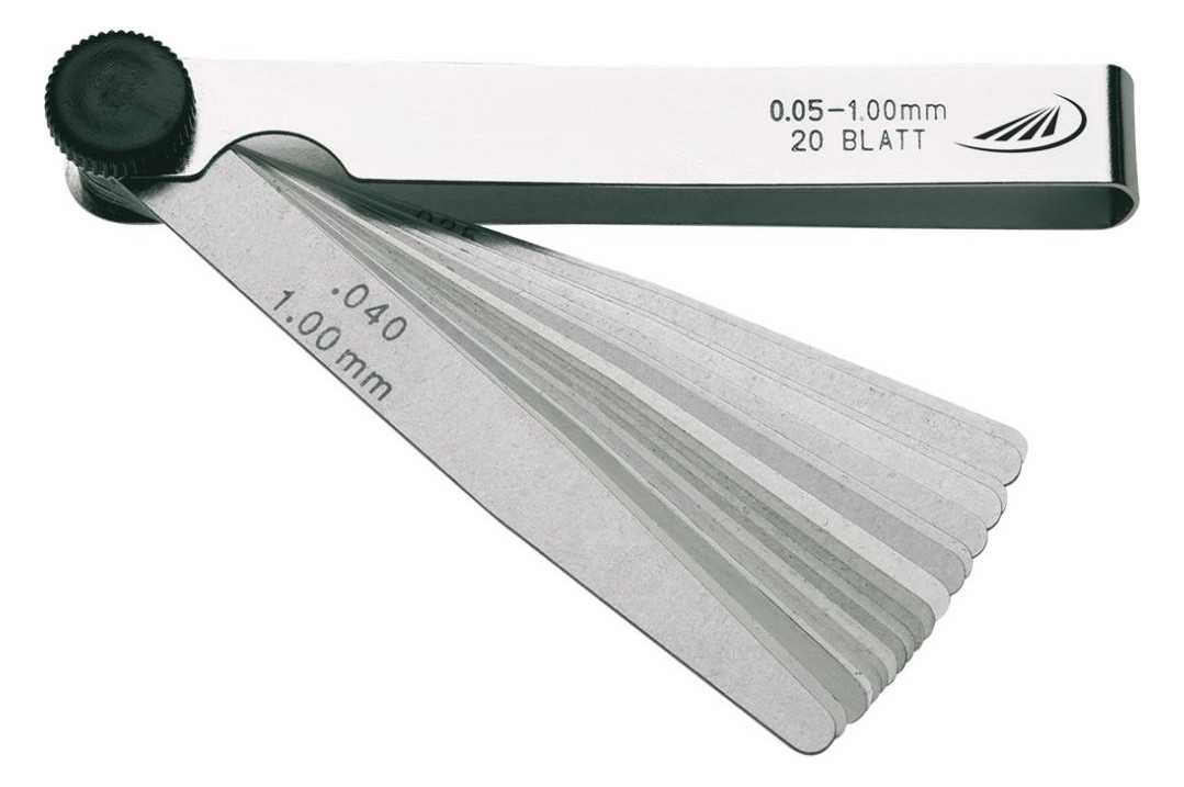 Bild Präzision -Fühlerlehre 20Blatt 0,05-1,0mm HP - PREISSER-0