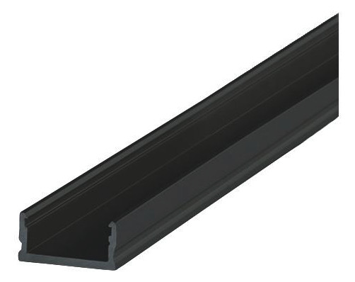 Anbauprofil sw Alu 2000x17,5x8,6mm