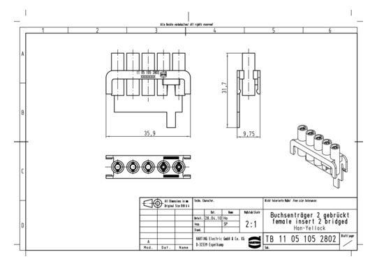 HART HAN YELLOCK             11051052802 