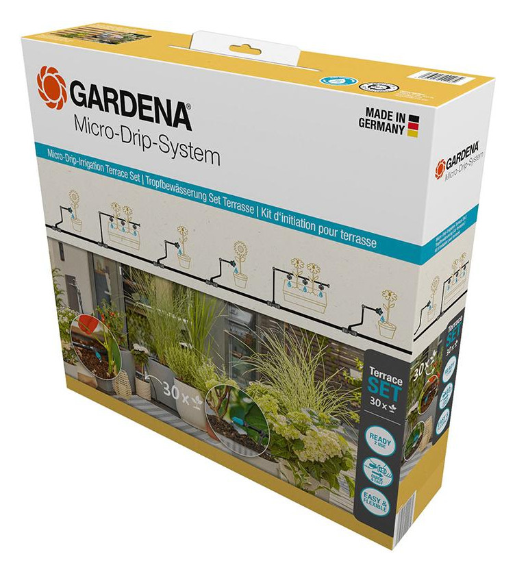 Bild Tropfwässerung-Set Terrasse (30 Pfanzen) Inhat: 1 Stück - Gardena-0