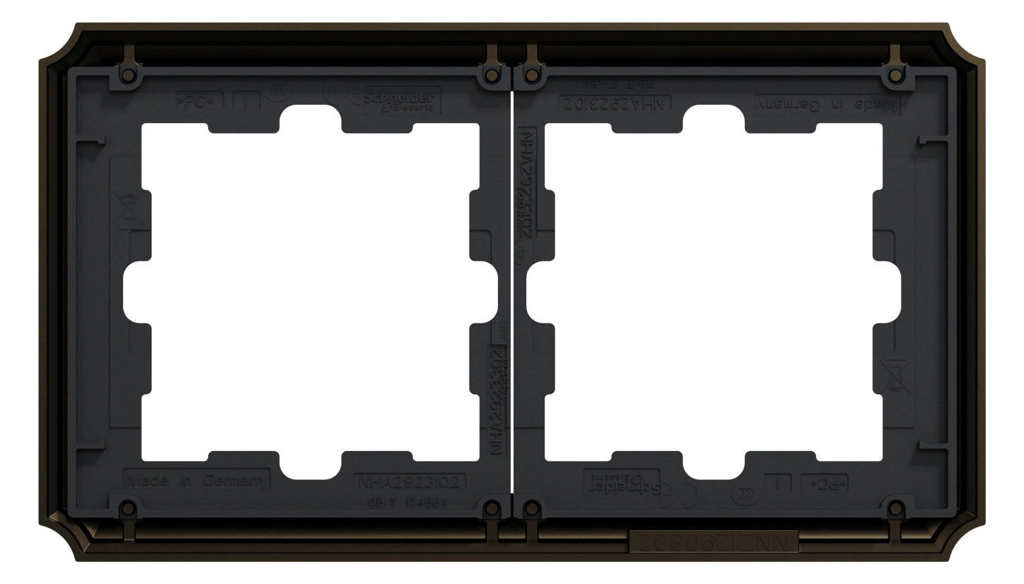 Rahmen 2f mokka glz Metall Edst