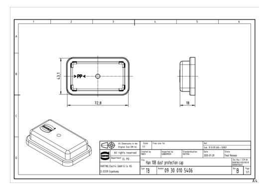 HART Han 10B Lackierschutzka 09300105406 