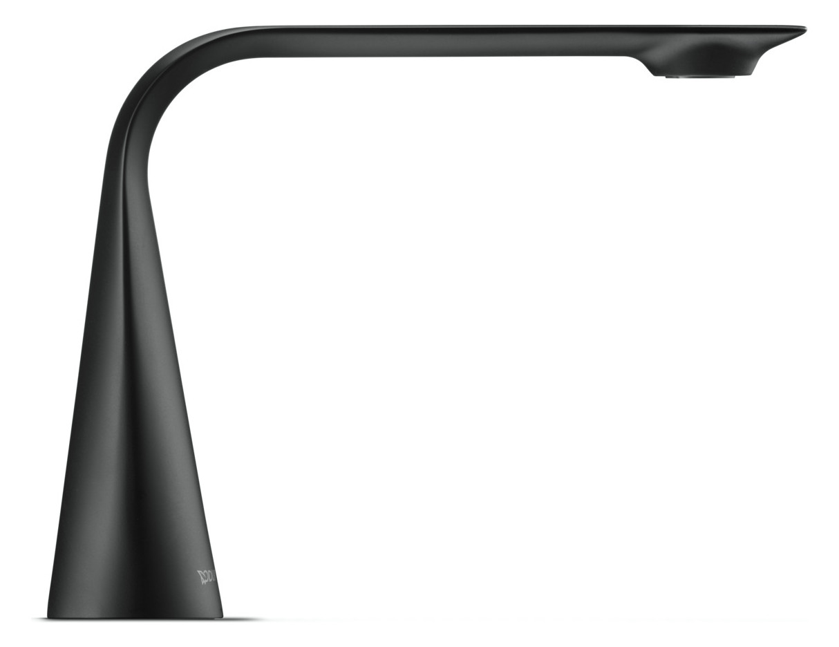 Duravit 2-Loch-Waschtisch-Armatur M D.1 Ausladung 148mm, ohne Zugstangen-Ablaufgarnitur, schwarz matt