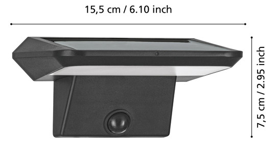 EGLO LED-Solar Wandleuchte         48944 