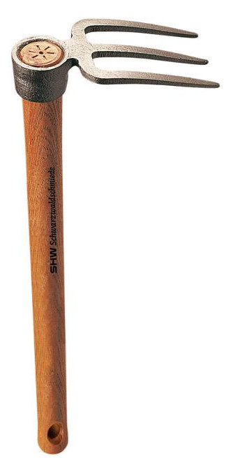 Bild Rex-Häckchen mit 3 Zinken mit Stiel 40 cm lang - SHW-0