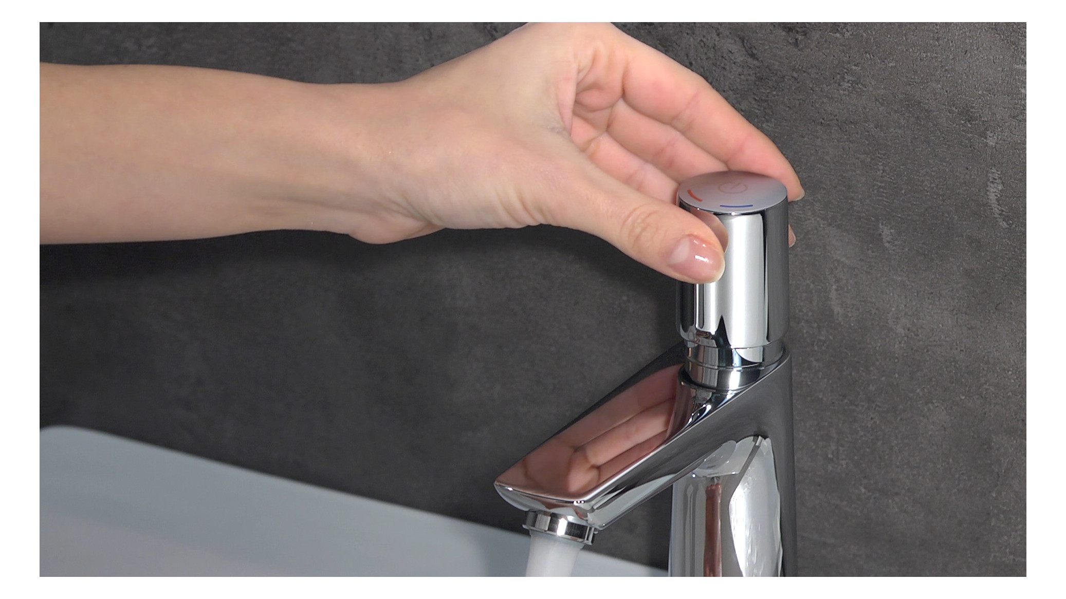 hansgrohe Waschtisch-Einhebelmischer 110 Talis Select E mit Zugstangen-Ablaufgarnitur, chrom