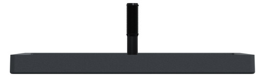 Zentralplatte Sat/TV/Radi System M anth Schraubbef 4f