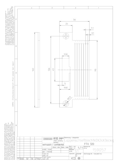 GEZE Geze 159064 SB-FTV 320-24x1  159064 