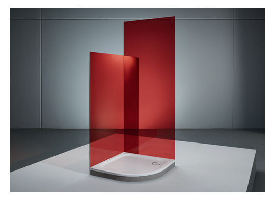 Duschwanne BetteCorner 5461 90x100x3,5cm, Glasur, slate