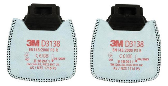 3M-Partikelfilter - D3138 mit Aktivkohle, P3R