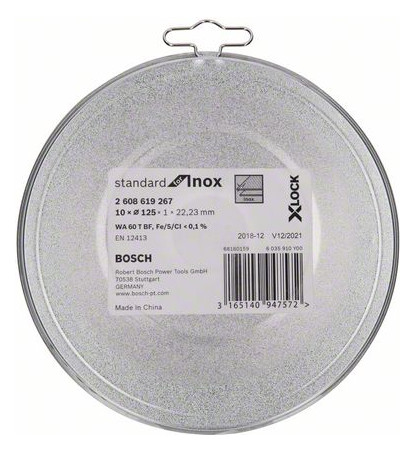 Trennscheibe X-LOCK 125x1mm f.Metall Geeignet für Metall