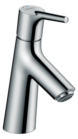 hansgrohe Waschtisch-Einhebelmischer 80 Talis S CoolStart mit Zugstangen-Ablaufgarnitur, chrom