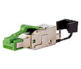 Modular-Stecker Cat5E RJ45 27-22AWG Feldkonf Schirm Litze massiv f.Rundkabel