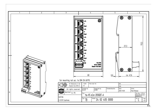 HART unmanaged Switch        24024050000 