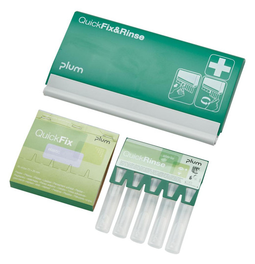 PLUM-Erste-Hilfe-Set QickFix & Rinse - 45 Pflaster...