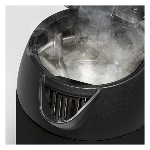 Wasserkocher 1,7l Edst DesignLine 2400W sw Anzeige:außen m.Sieb