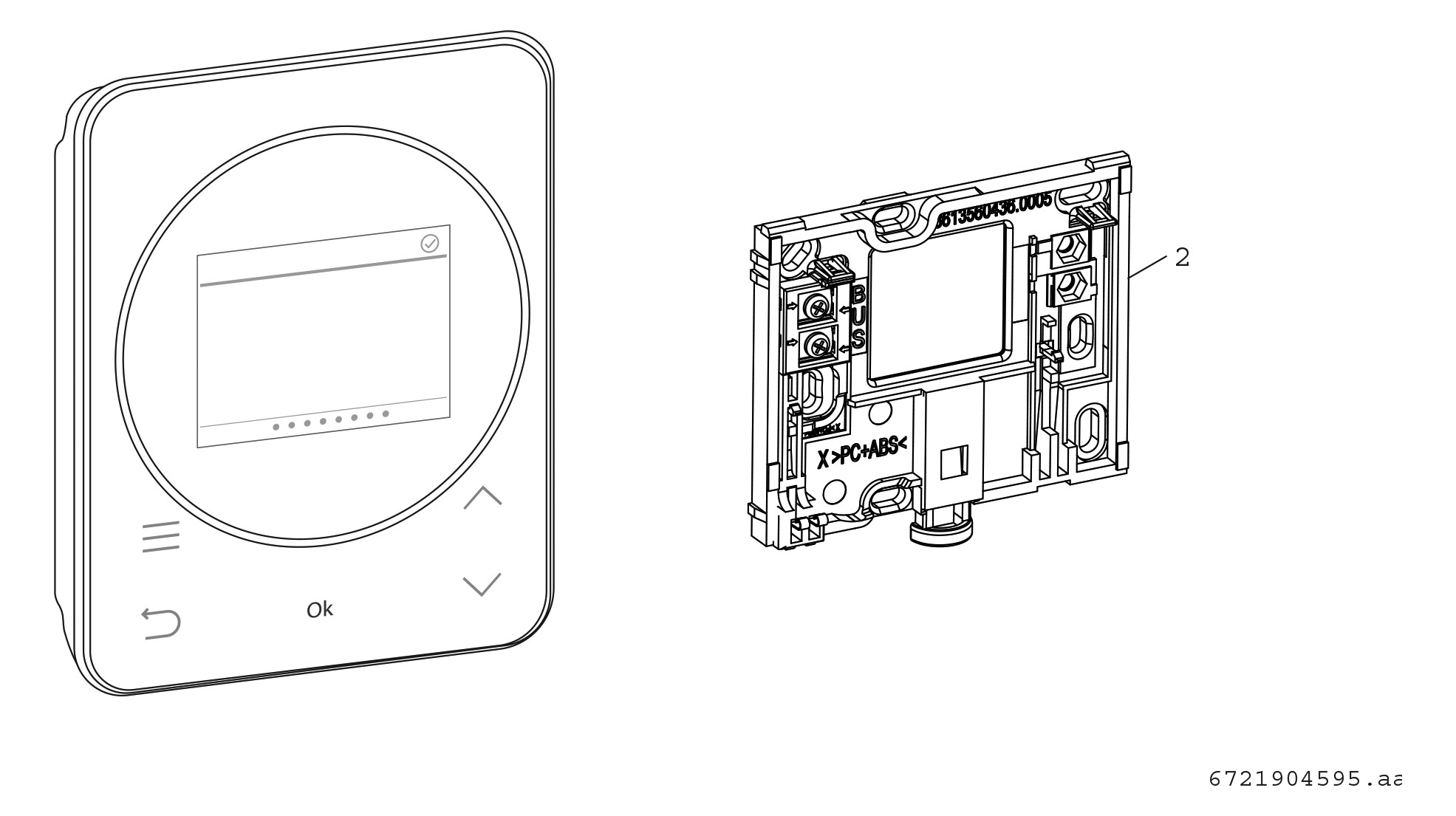 BOSCH Regler CR 120 für 1 Heizkreis, raumtemperaturgeführt