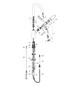 hansgrohe Spültisch-Einhebelmischer 180 Focus M42 mit Ausziehbrause, 2jet, chrom