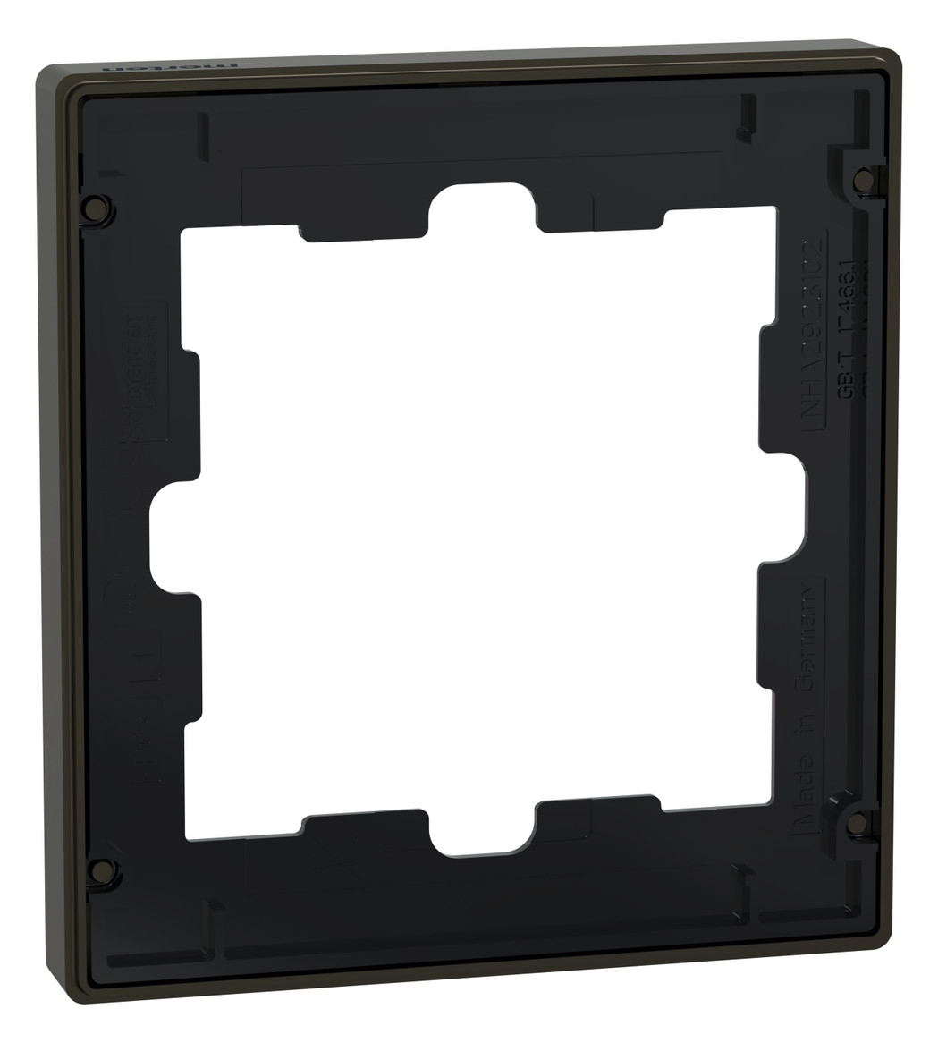 Rahmen 1f mokka metallic D-Life Metall f.GEB-K Unterputzmontage Edst