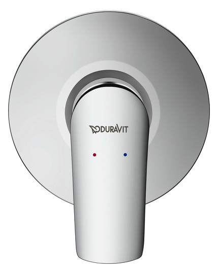 Duravit Fertigmontageset No. 1 UP-Einhebel-Brausemischer Set, 1 Verbraucher, chrom